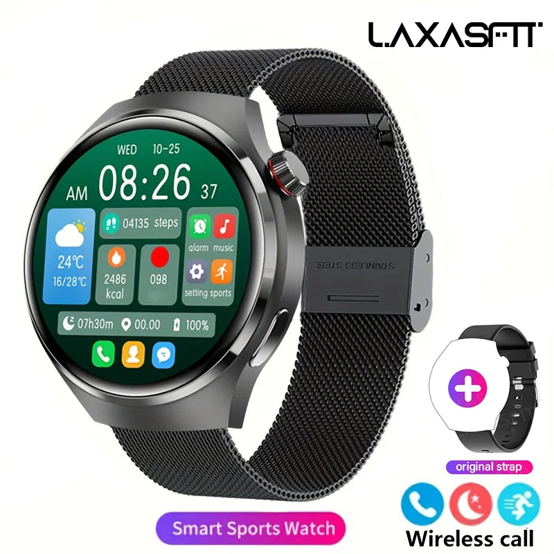 Smartwatch Premium com Chamadas Bluetooth e Monitorização da Saúde