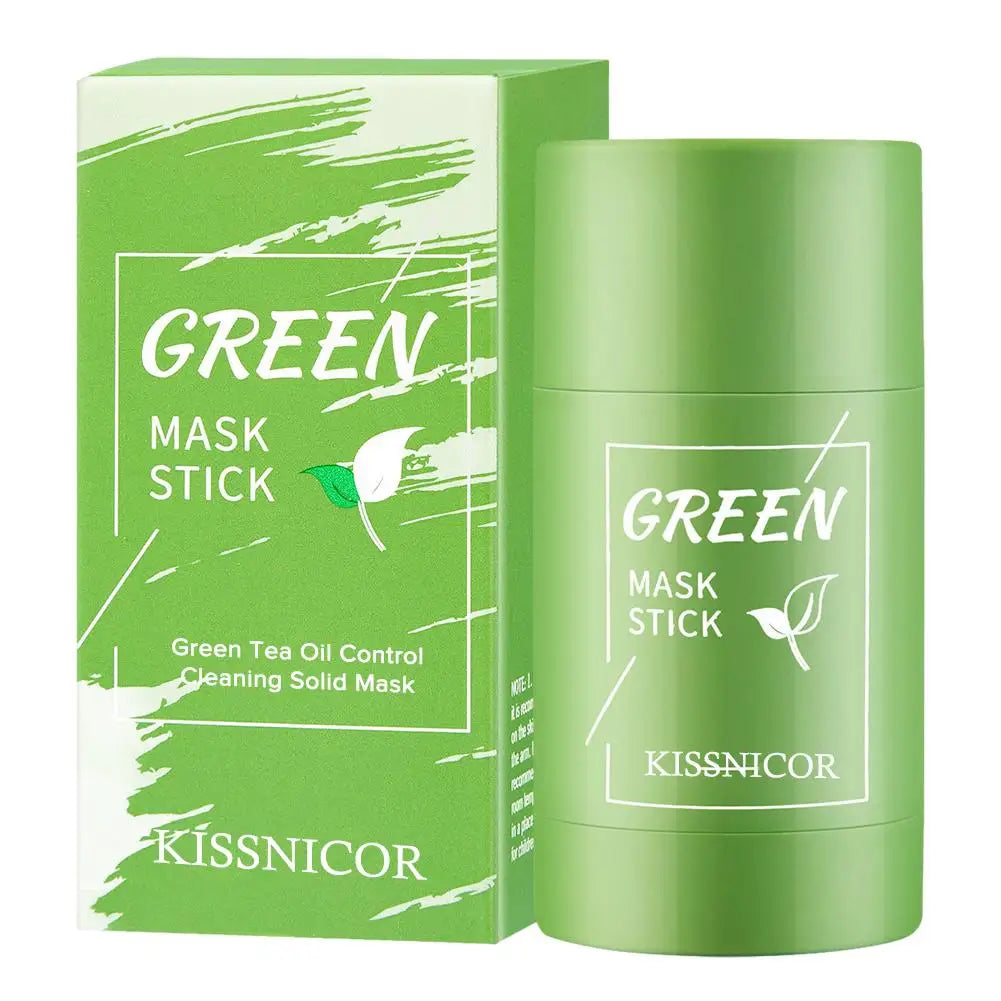 Máscara Facial em Bastão de Chá Verde – Limpeza Profunda