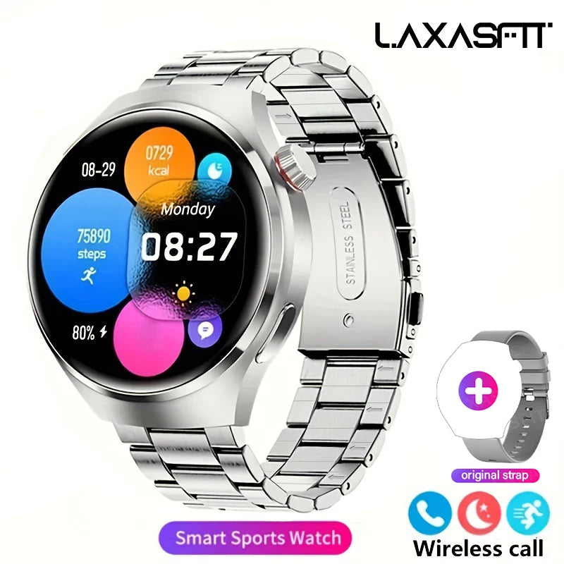 Smartwatch Premium com Chamadas Bluetooth e Monitorização da Saúde