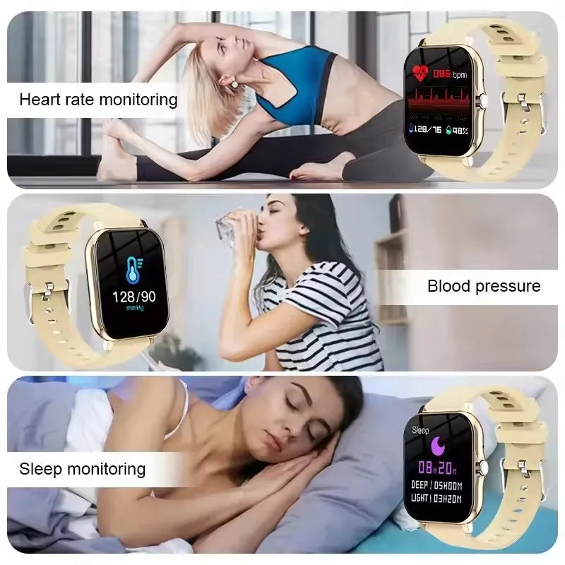 Smartwatch Inteligente com Chamadas Bluetooth e Ecrã Tátil HD