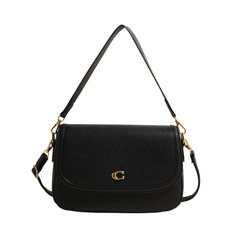 Luxury Women Elegant Leather Fashion Shoulder Bag High End Designer Tote Handbag For City Commuter Lifestyle Fashion