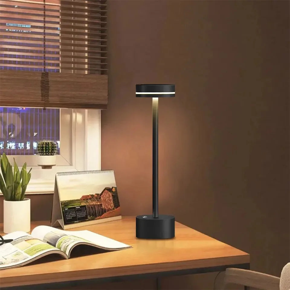LED Ambient Table lamp 3 Color Stepless Dimming Touch Small Night Light Desk Light For Cafe Bar Restaurant Bedroom Decor Gift