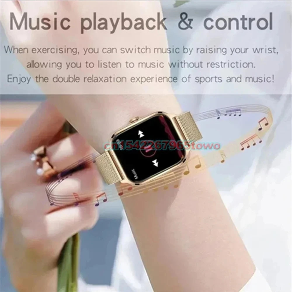 Smartwatch HD 1,83” com Chamadas Bluetooth e Monitorização da Saúde
