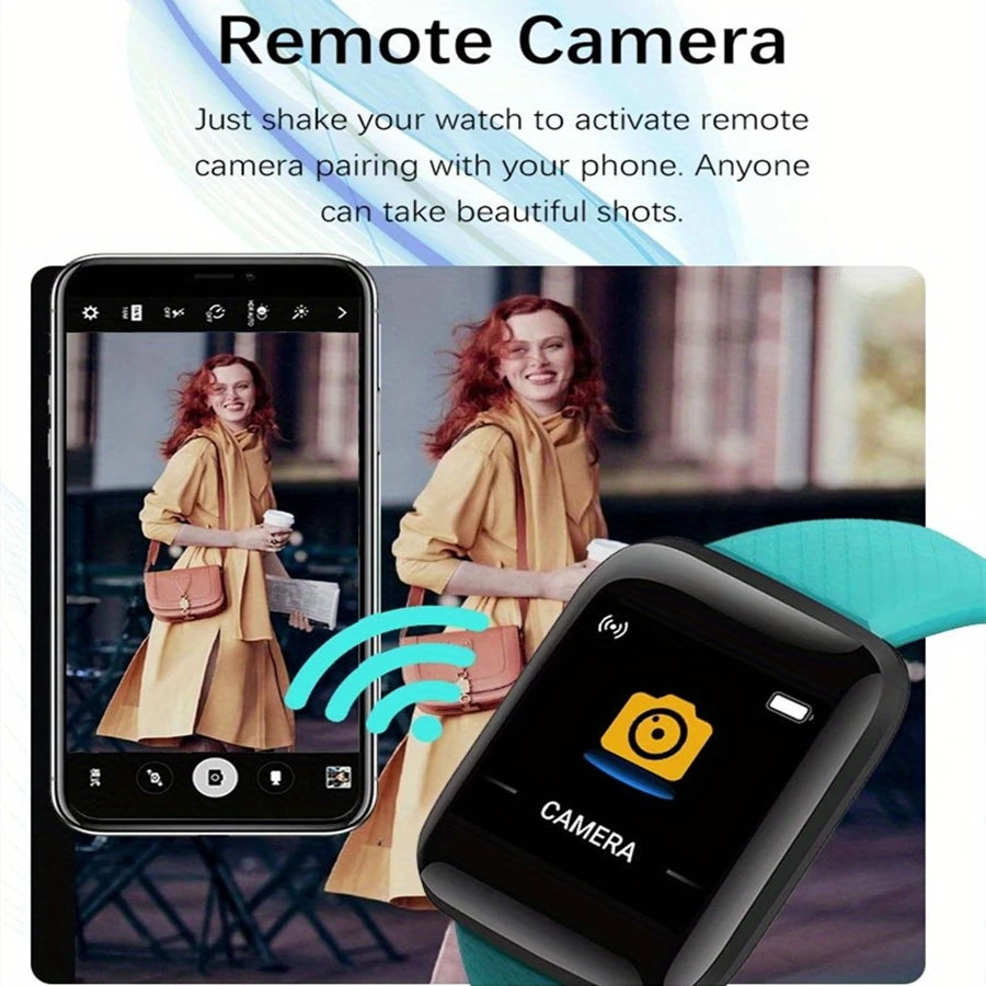 Smartwatch Fitness com Chamadas Bluetooth e Monitorização da Saúde