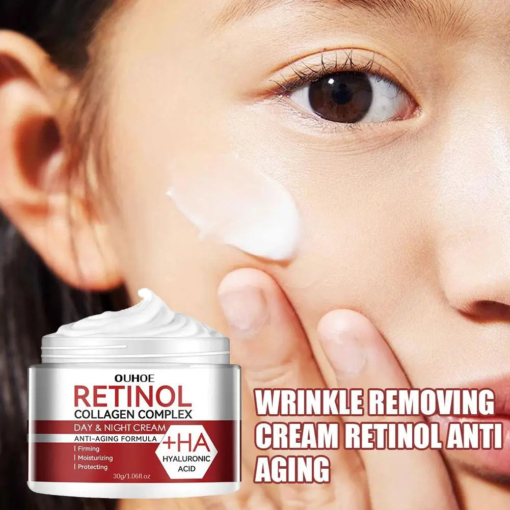 Creme Facial Hidratante com Retinol Antirrugas