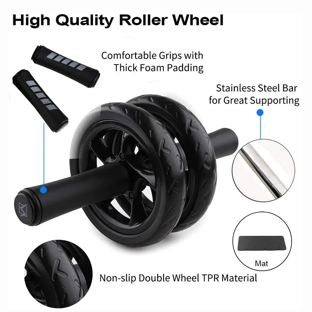 Roda Abdominal Premium com Apoio para Joelhos