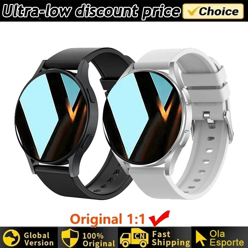 Smartwatch Elegante com Chamadas Bluetooth e Monitorização da Saúde