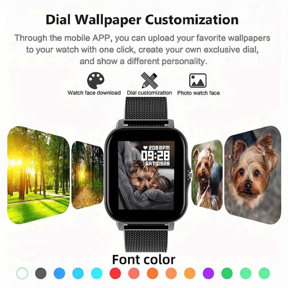 Smartwatch Inteligente com Chamadas Bluetooth e Monitorização da Saúde