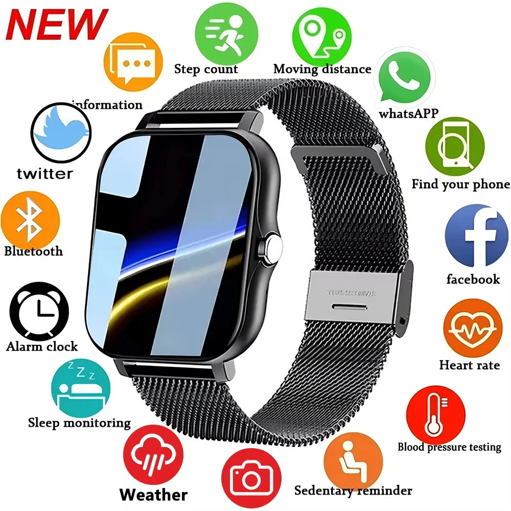 Smartwatch Inteligente com Chamadas Bluetooth e Monitorização da Saúde