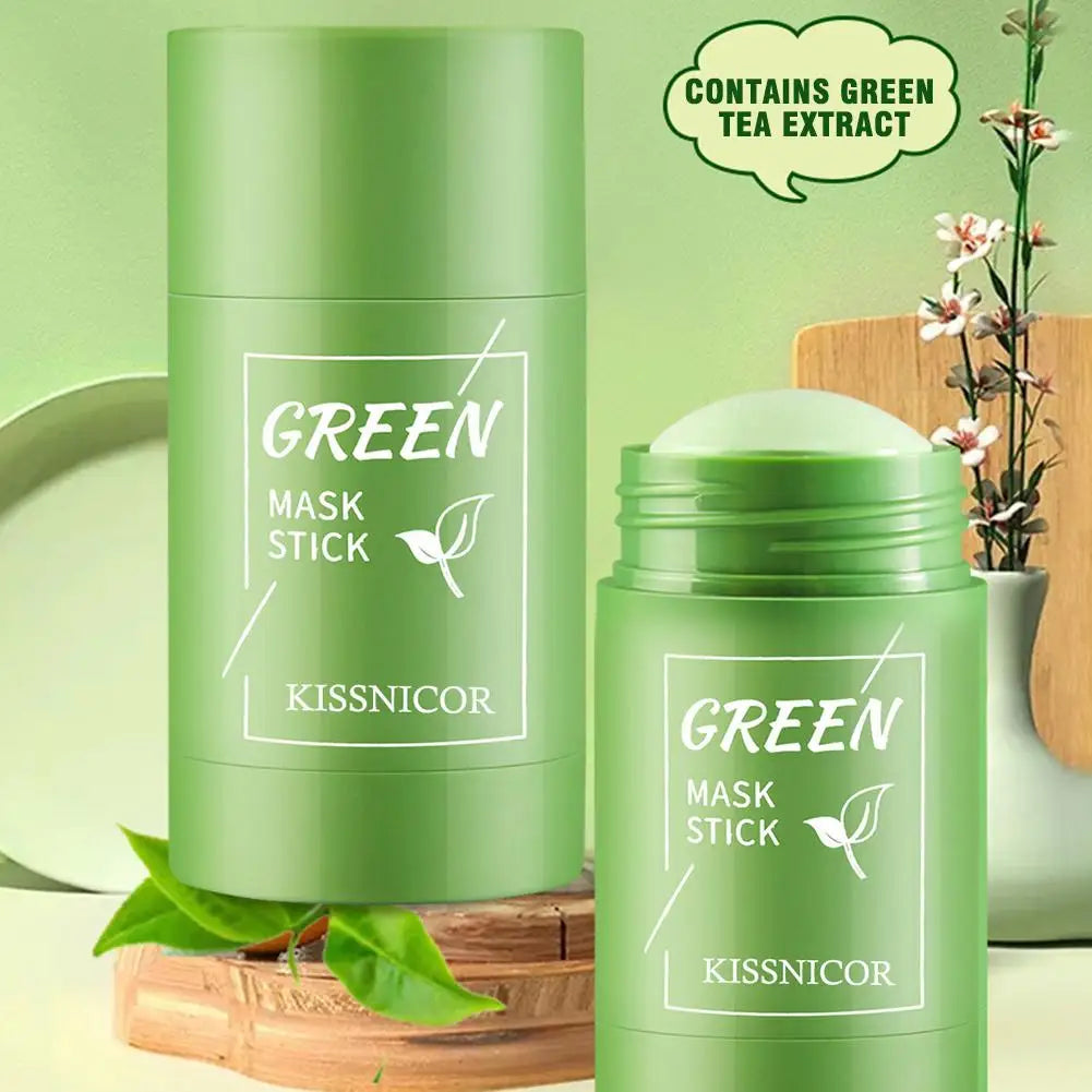 Máscara Facial em Bastão de Chá Verde – Limpeza Profunda