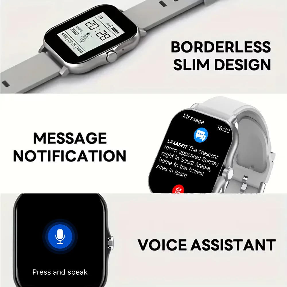 Smartwatch Inteligente com Chamadas Bluetooth e Monitorização da Saúde