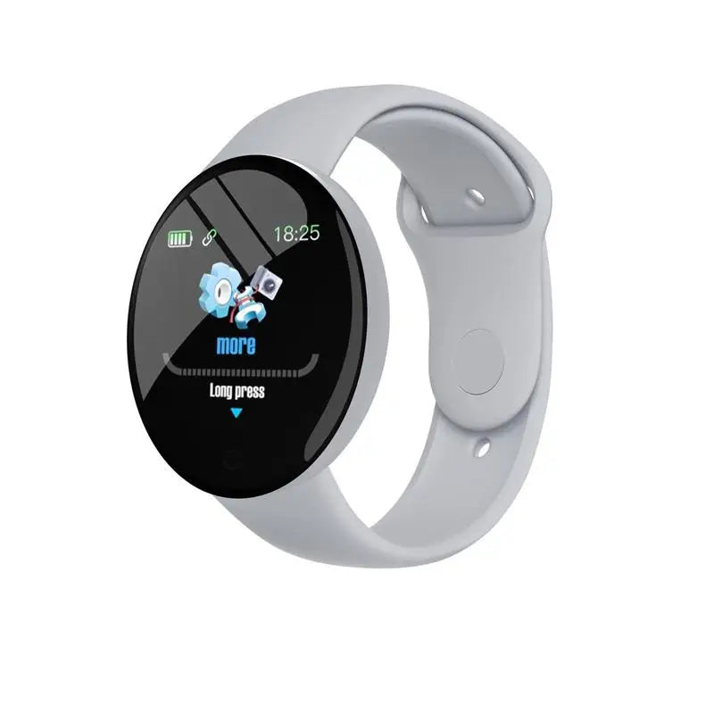 Smartwatch Redondo com Chamadas Bluetooth e Monitorização da Saúde