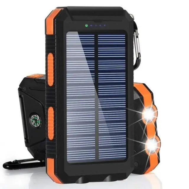Power Bank Solar 80.000 mAh – Carregamento Rápido com Lanterna LED