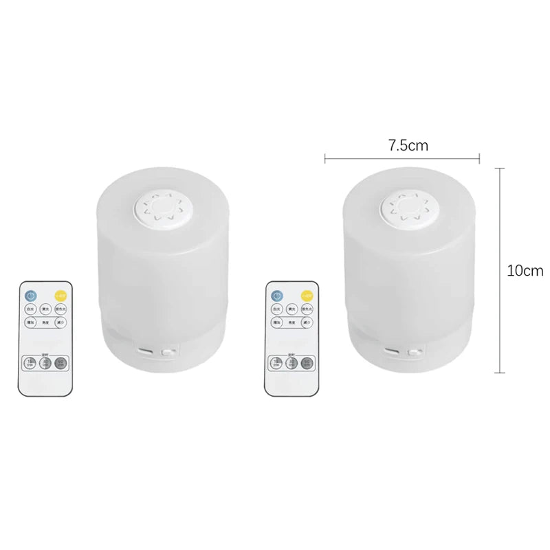 Candeeiro LED de Cabeceira Recarregável - Luz Regulável com controlo Tátil
