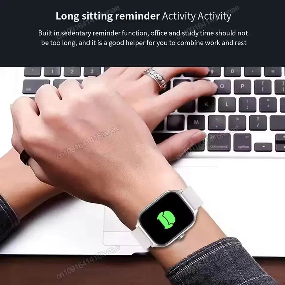 Smartwatch Premium AMOLED 2,01” com Chamadas Bluetooth e Monitorização da Saúde