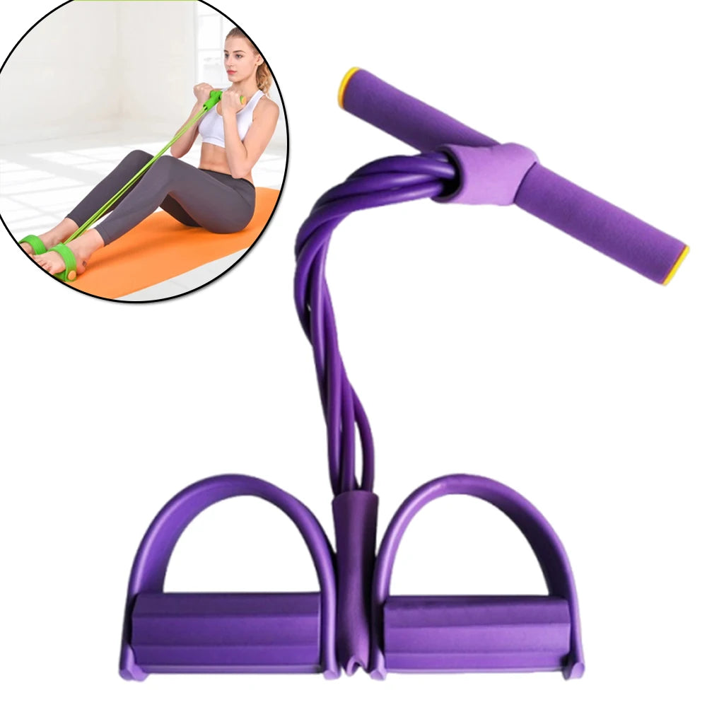 Pedal Elástico de Resistência para Yoga e Treino Abdominal
