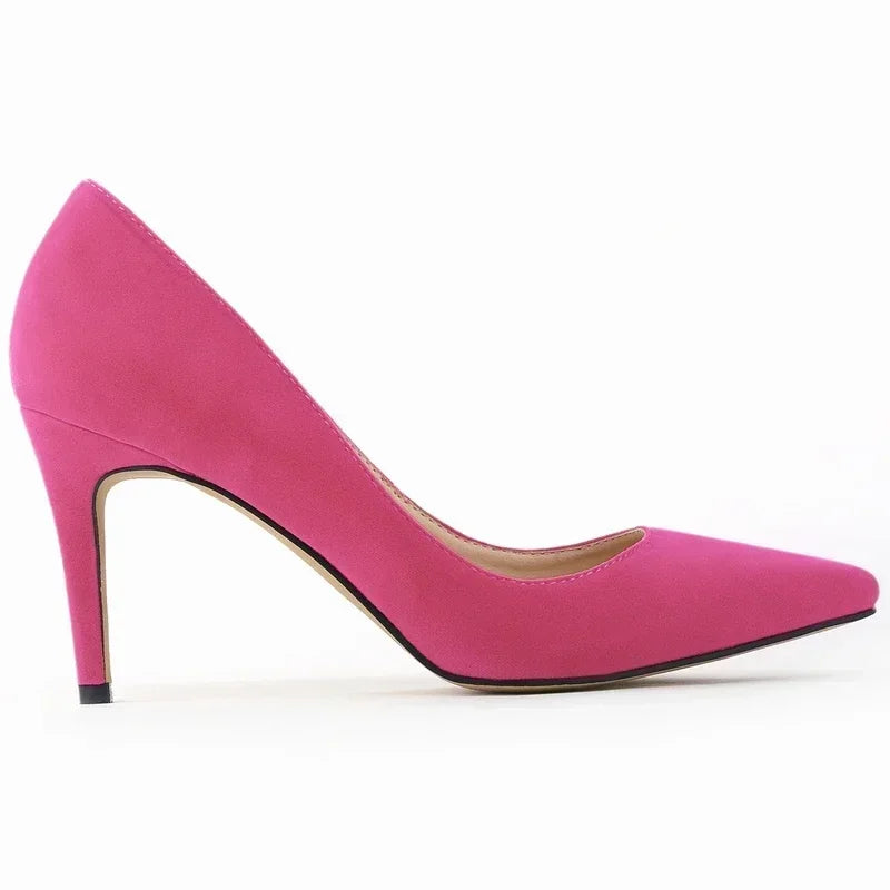 High Heels Classic Pumps Women's Stilettos Sexy Ponited Toes Fashion Office Party Red Wedding Female Comfort Women Party Shoes