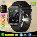 Smartwatch Militar Premium IP67 com Chamadas Bluetooth e Monitorização da Saúde