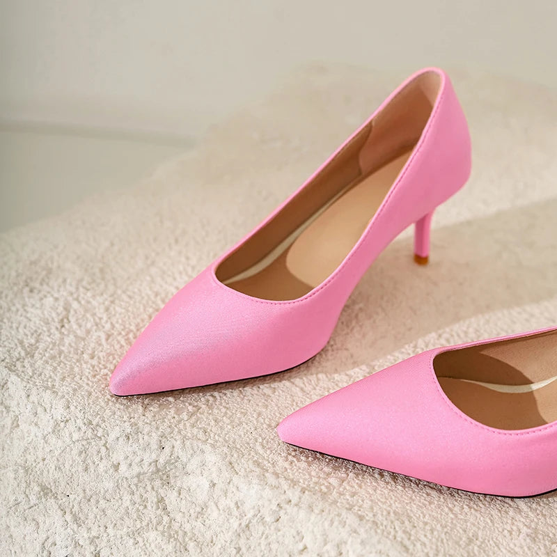 Pointed Toe Low Heel High Heel Shoes Leopard Print Pink Green Black Red Green Women's Shoes Cheap Clearance Sale Elegant Sexy Spring and Autumn New Designer Y2K Style Party Picks Girls' Gifts Charming Fashion White Tow