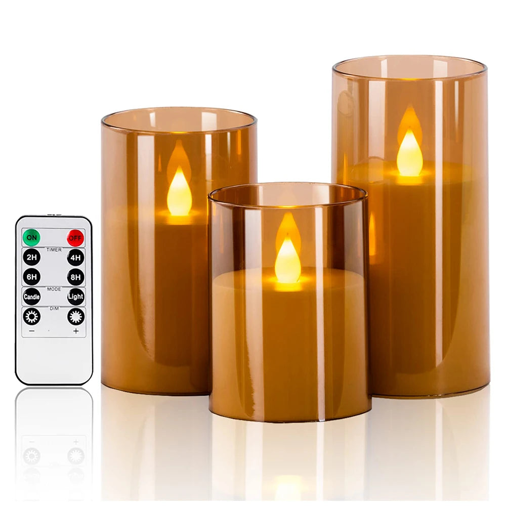 Velas LED Decorativas Premium com Comando Remoto