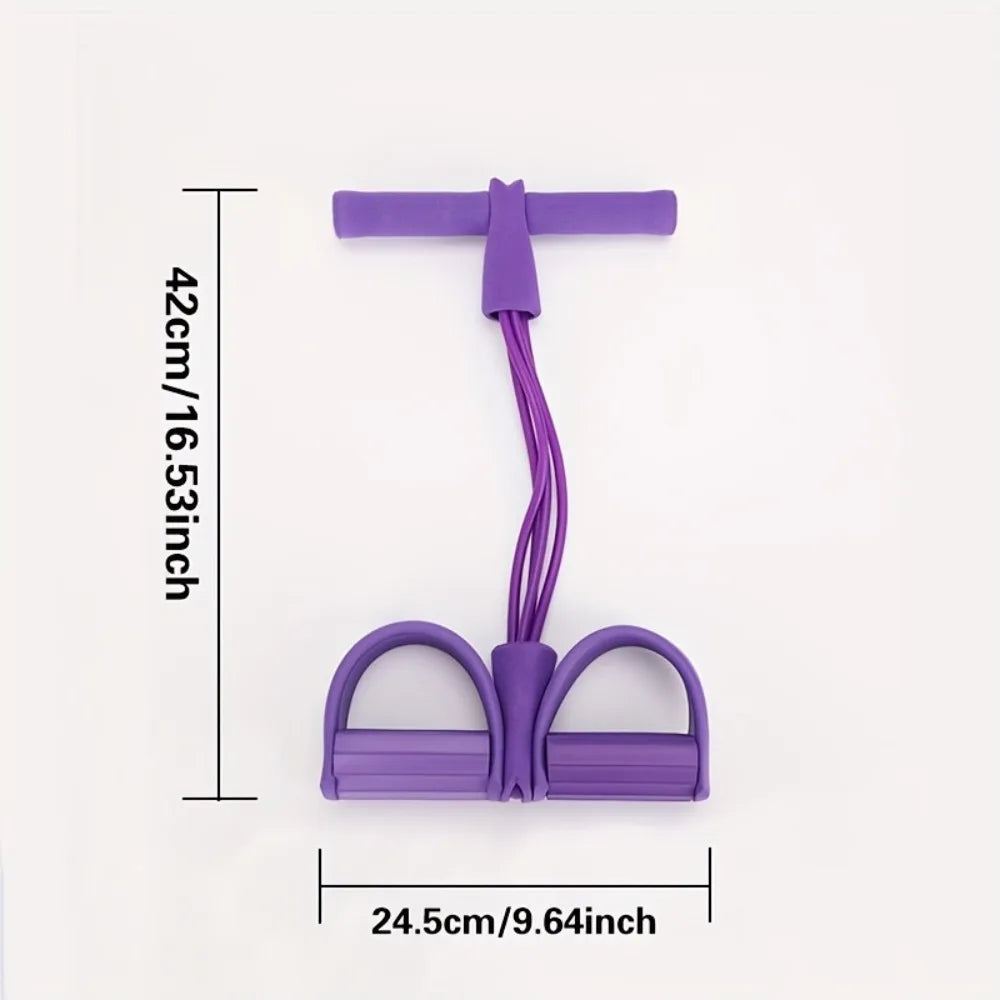 Pedal Elástico de Resistência para Yoga e Treino Abdominal