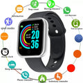 Smartwatch Fitness com Chamadas Bluetooth e Monitorização da Saúde