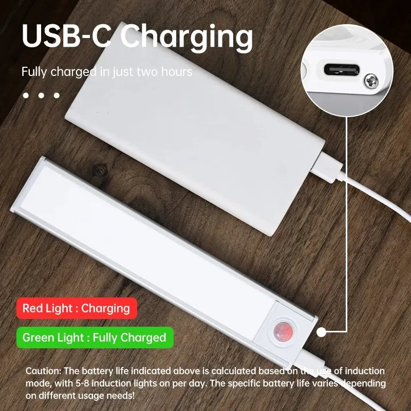 Luz LED Inteligente com Sensor de Movimento USB