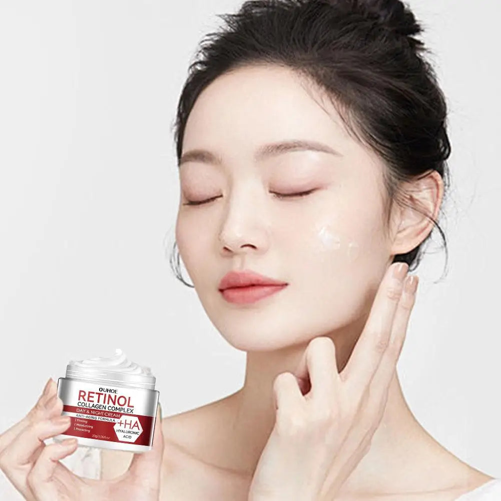 Creme Facial Hidratante com Retinol Antirrugas