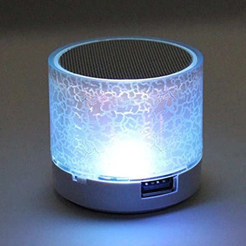 Bluetooth Mini Speaker Wireless Speaker Colorful LED TF Card USB Subwoofer Portable MP3 Music Sound Column For Car PC Smartphone