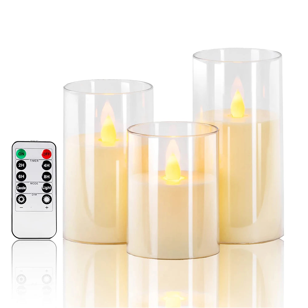 Velas LED Decorativas Premium com Comando Remoto