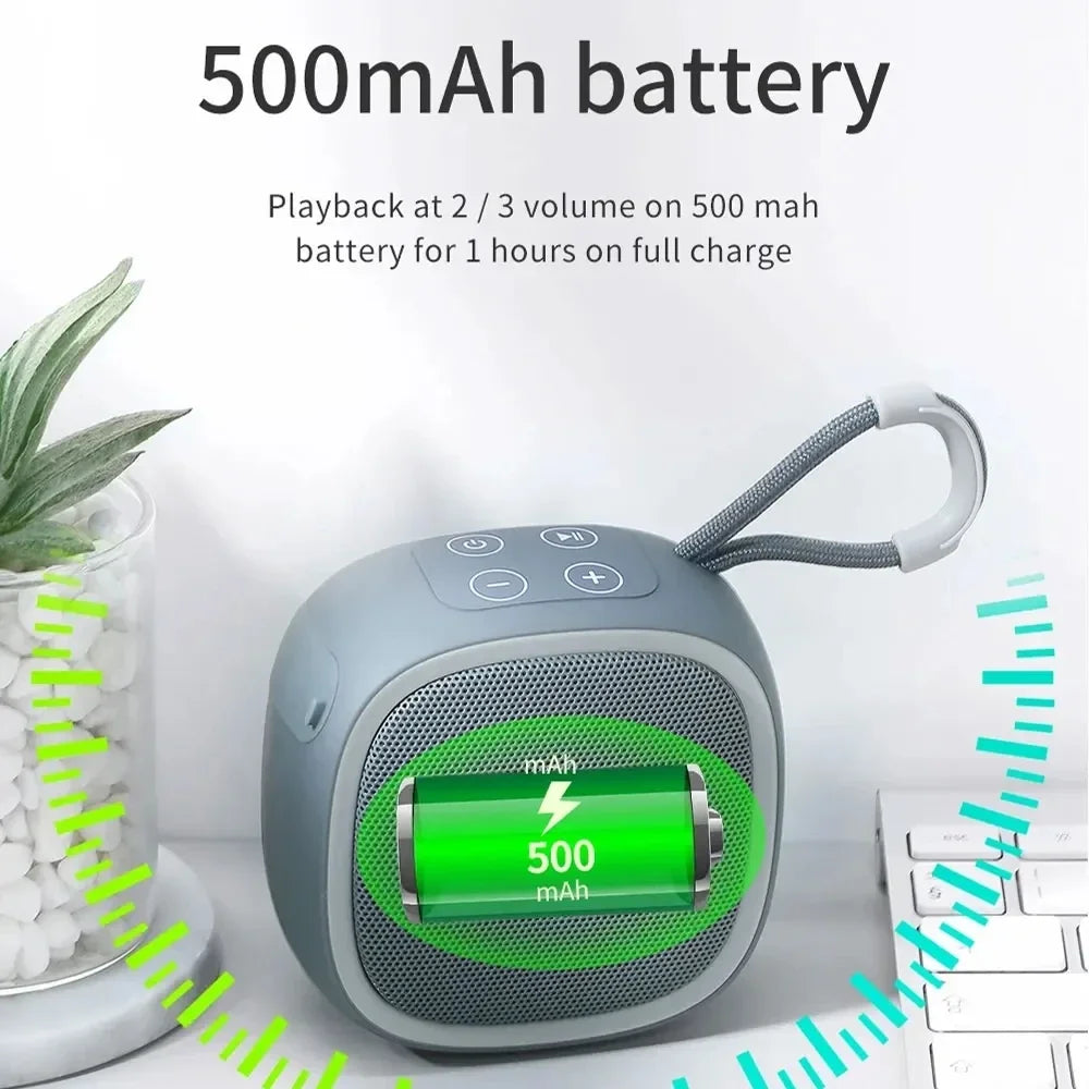 Coluna Bluetooth Portátil T&amp;G – Som Estéreo, Rádio FM e Bluetooth 5.3