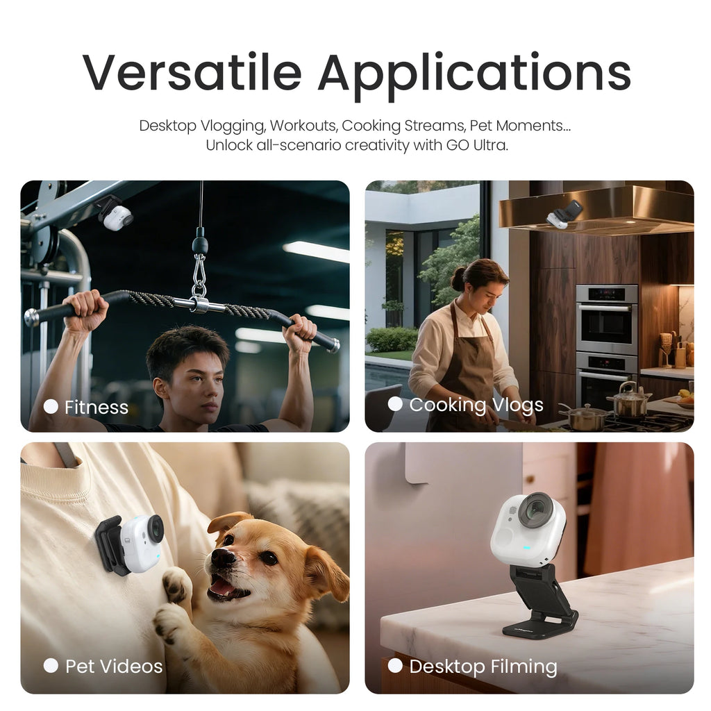 Suporte Magnético Ajustável para Insta360 GO Ultra